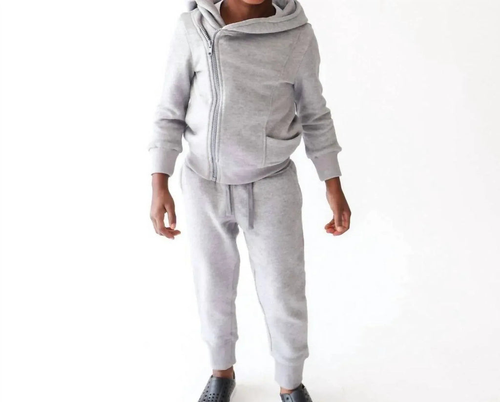 Kid's Asymmetrical Zip Hoodie