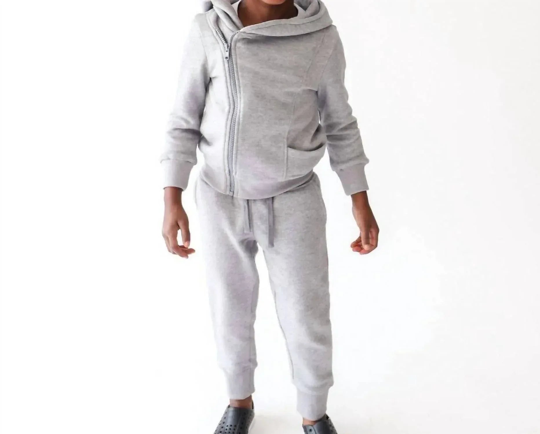 Kid's Asymmetrical Zip Hoodie
