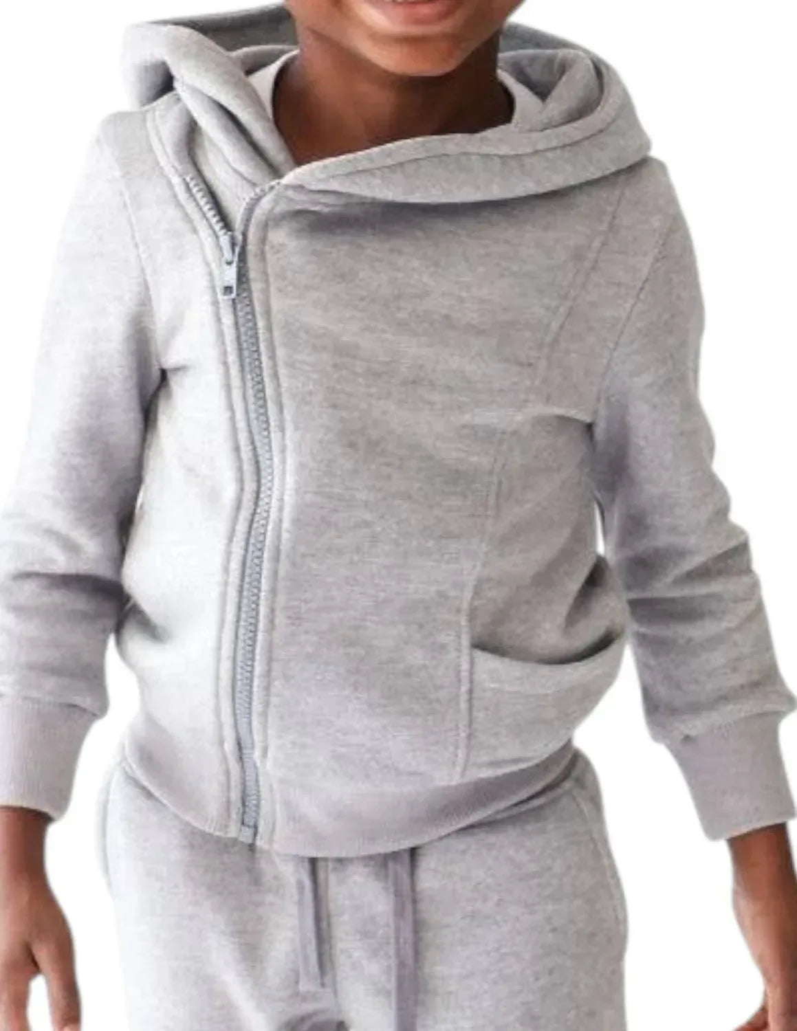 Kid's Asymmetrical Zip Hoodie