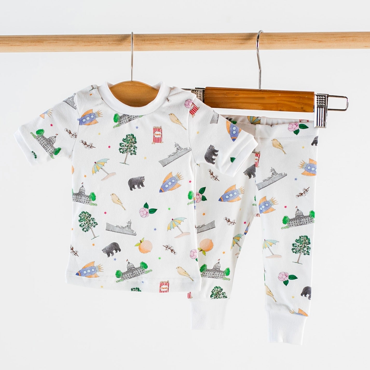 Alabama Organic Cotton Kids Pajamas