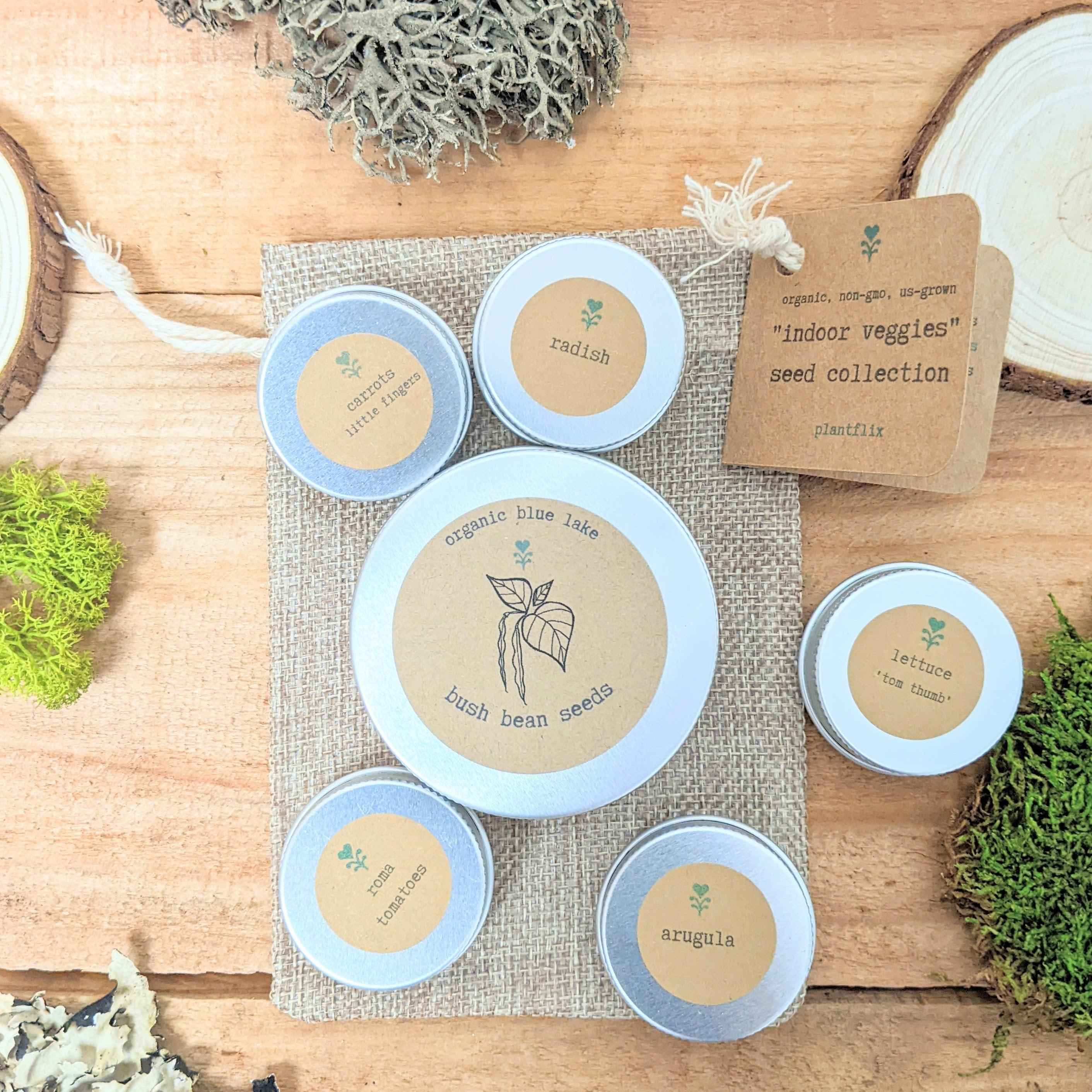 Organic 'Indoor Veggies' Seed Collection
